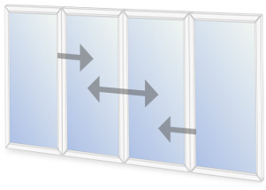 C11/O9 Horizontal sliding secondary glazing configuration