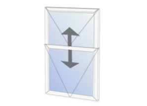 Deluxe vertical sliding secondary glazing unit