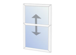 Vertical sliding secondary glazing unit